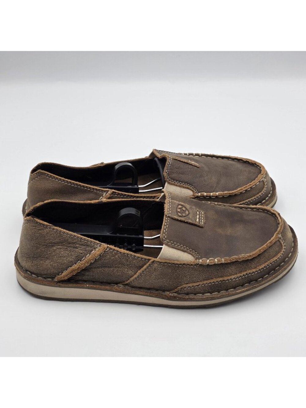 Ariat Cruiser Bomber Shoes Womens Size 9 Brown Leather Slip On Casual